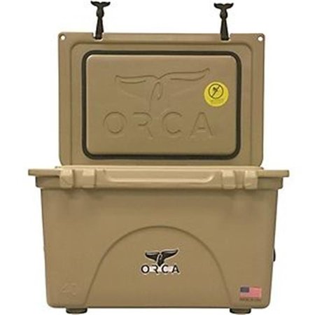ORCA Orca 3450004 ORCT040 40 qt. Insulated Cooler; Tan 3450004